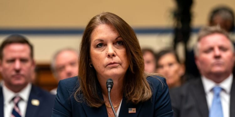 United States Secret Service Director Kimberly Cheatle testifies before the House Oversight and Accountability Committee during a hearing at the Rayburn House Office Building on July 22, 2024, in Washington, D.C.