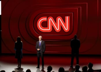 Anderson Cooper speaks onstage during Warner Bros. Discovery Upfront 2024 in New York City on May 15, 2024.