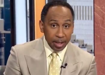 Stephen A. Smith ignored the issue of NBA athletes being accused of working with organized crime and instead went after President Donald Trump.