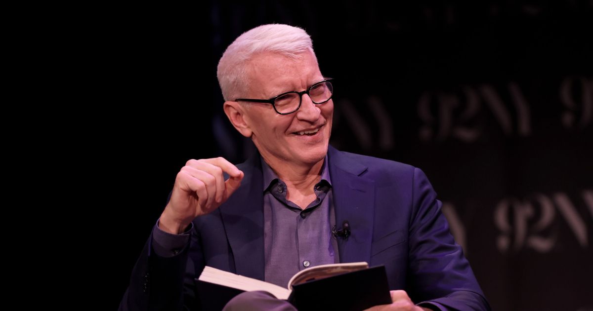 Anderson Cooper attends a conversation with Barry Diller at 92NY on May 20, 2025, in New York City.