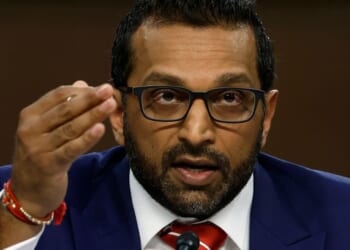 FBI Director Kash Patel testifies before the Senate Judiciary Committee in the Hart Senate Office Building on Capitol Hill in Washington, D.C., on Sept. 16.