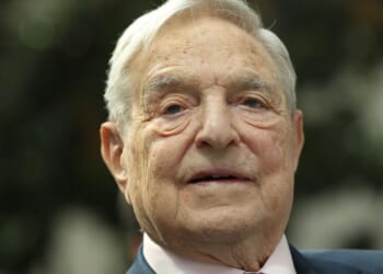 Financier George Soros attends the official opening of the European Roma Institute for Arts and Culture at the German Foreign Ministry on June 8, 2017, in Berlin, Germany.