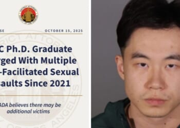Sizhe "Steven" Weng, 30, is accused of drugging and raping multiple women between 2021 and 2024 while he was a doctoral student at the University of Southern California.