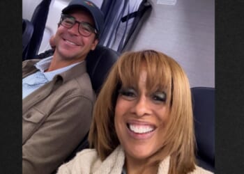 Fox host Jesse Watters and CBS host Gayle King found themselves sitting next to each other on a recent flight.