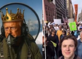 Left-wing social media influencer Harry Sisson complained that President Donald Trump posted a satirical video involving him in October 2025. (@RapidResponse)