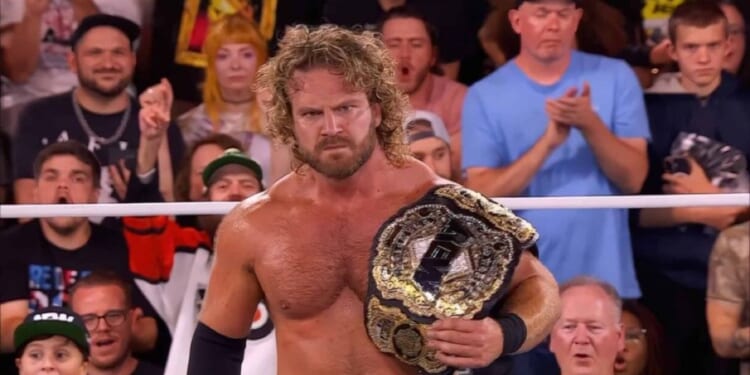 Stephen Woltz, the All Elite Wrestling star known as "Hangman" Adam Page, caused a stir online when he complained about the airing of Immigration and Customs Enforcement commercials.