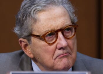 Sen. John Kennedy looks on as U.S. Attorney General Pam Bondi testifies before the Senate Judiciary Committee in the Hart Senate Office Building on Capitol Hill in Washington, D.C., on Tuesday.