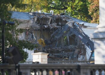 White House begins demolishing part of the East Wing to build Trump's ballroom