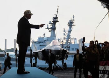 President Trump puts his own stamp on Ronald Reagan's 'peace through strength' mantle