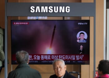 South Korea says North Korea fired a ballistic missile toward its eastern waters