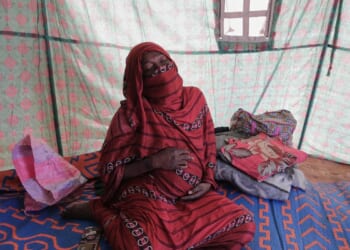Dozens of pregnant women flee from Sudan's el-Fasher, risking their lives and babies
