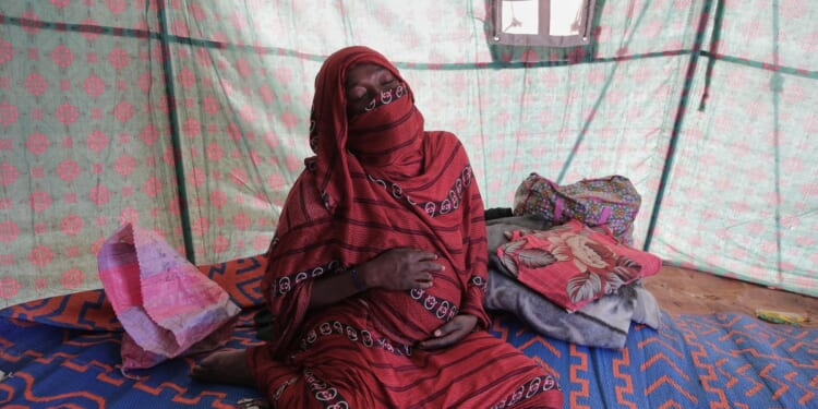 Dozens of pregnant women flee from Sudan's el-Fasher, risking their lives and babies