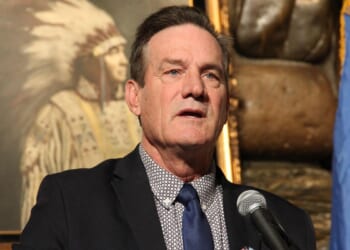 South Dakota Gov. Larry Rhoden announces he will run next year for a full term