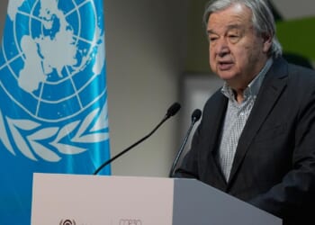 U.N. secretary general urging nations at climate talks to be flexible to get results