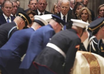 Dick Cheney eulogized at Washington funeral without Trump but with prominent Democrats in the pews