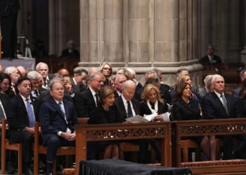 Who was in attendance --and who wasn't -- at Dick Cheney's funeral