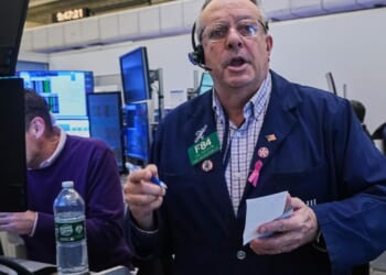 The US stock market holds steadier, for now, following its wildest day since April