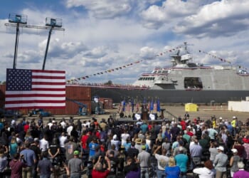 Shipbuilder says it's still in the game after Navy secretary cancels frigate program