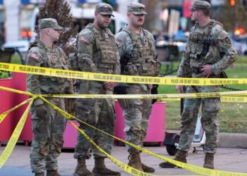 Two National Guard troops critically wounded in shooting near White House, suspect seized
