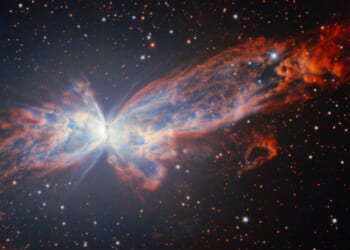 Telescope in Chile captures stunning new picture of a cosmic butterfly