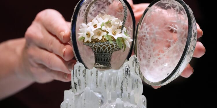 Faberge egg crafted for Russian royalty is expected to sell for more than $26 million