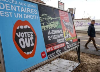 Voters in Switzerland reject mandatory national service for women, new inheritance tax