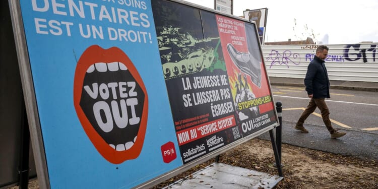 Voters in Switzerland reject mandatory national service for women, new inheritance tax