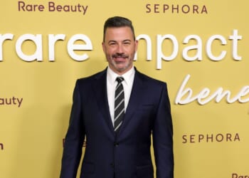 Jimmy Kimmel attends the 2025 Rare Impact Fund Benefit on Oct. 29, 2025, in Los Angeles, California.