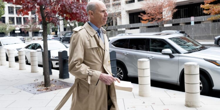 Chief Judge James Boasberg arrives at the E. Barrett Prettyman United States Courthouse, for the U.S. District Court and U.S. Court of Appeals for the District of Columbia Circuit, in Washington, D.C., on Nov. 3, 2025.