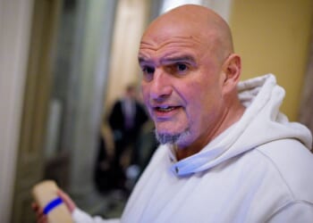 Sen. John Fetterman, a Pennsylvania Democrat, was taken to the hospital after his fall.