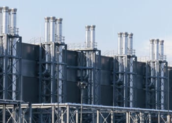 An illustration picture shows the Belgium Google Data Center in Saint-Ghislain on Nov. 22, 2025.