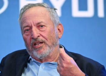 Former Treasury Secretary Larry Summers speaks during the World Economic Summit in Washington, D.C., on April 17, 2024.