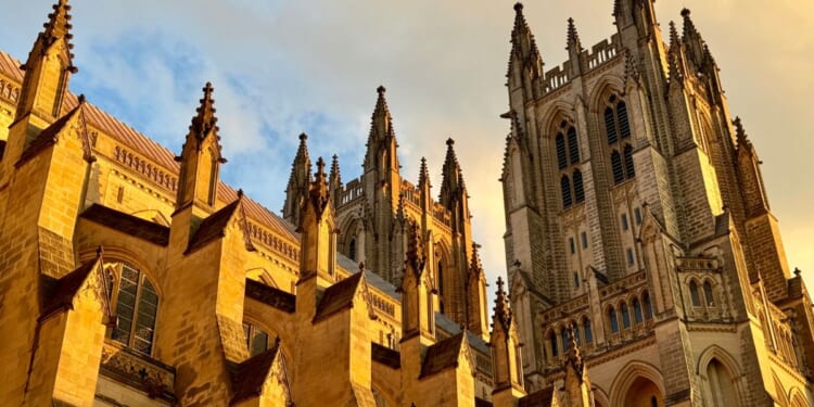 The Washington National Cathedral of the Episcopal Church is pictured in Washington, D.C., on June 6, 2024.