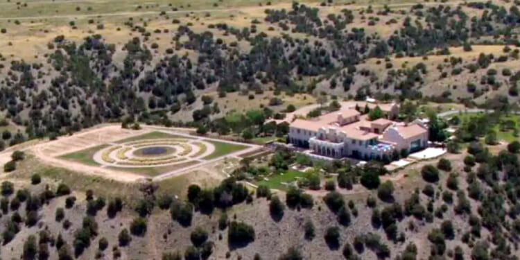 Jeffrey Epstein's Zorro Ranch is seen on July 8, 2019, in Stanley, New Mexico.