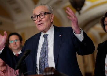 Senate Minority Leader Charles Schumer and his fellow Democrats are now under threat of primary challenges from a far-left political group that is incensed at the outcome of the government shutdown and says it is "done waiting for Democrats to find their spine."
