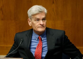 Sen. Bill Cassidy, a Republican from Louisiana, arrives for a hearing of the Senate Committee on Health, Education, Labor, and Pensions in the Dirksen Senate Office Building on Sept. 17, 2025, in Washington, D.C.