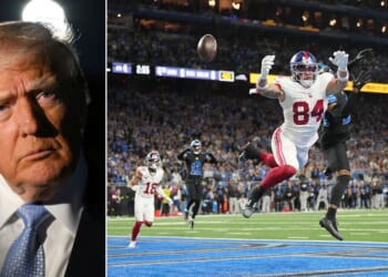 “Why did the New York Football Giants (NFL) not kick that Field Goal??? Who would have done such a thing? It was CRAZY!” President Donald Trump commented on Sunday's game between the Detroit Lions and the New York Giants.