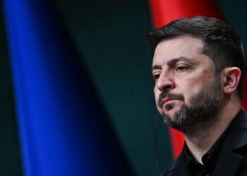 Ukraine President Volodymyr Zelenskyy attends a joint news conference with Turkey's president in Ankara on Nov. 19, 2025.