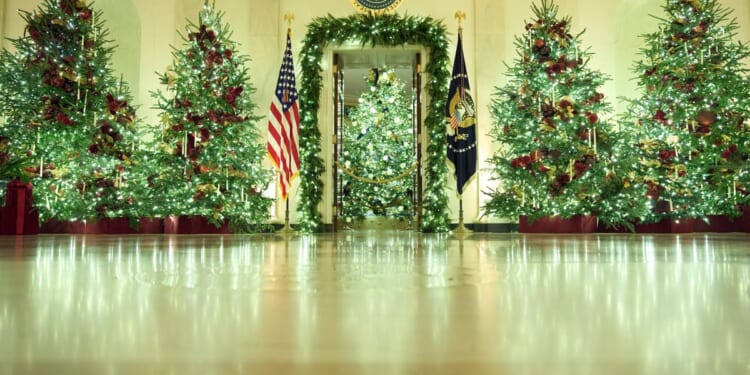 First lady Melania Trump reveals White House holiday decor, her theme 'Home Is Where the Heart Is'