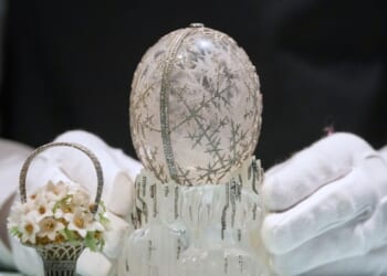 Records shatterered: Crystal Faberge egg crafted for Russian royalty sells for $30.2 million