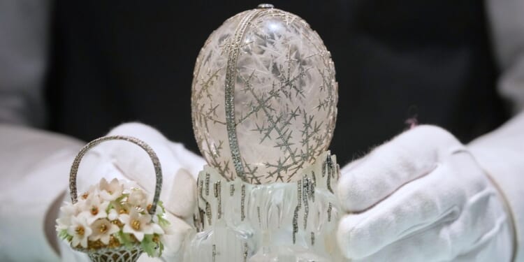 Records shatterered: Crystal Faberge egg crafted for Russian royalty sells for $30.2 million