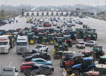 Greek farmers blocking border crossing routes in escalating dispute over delayed EU subsidies