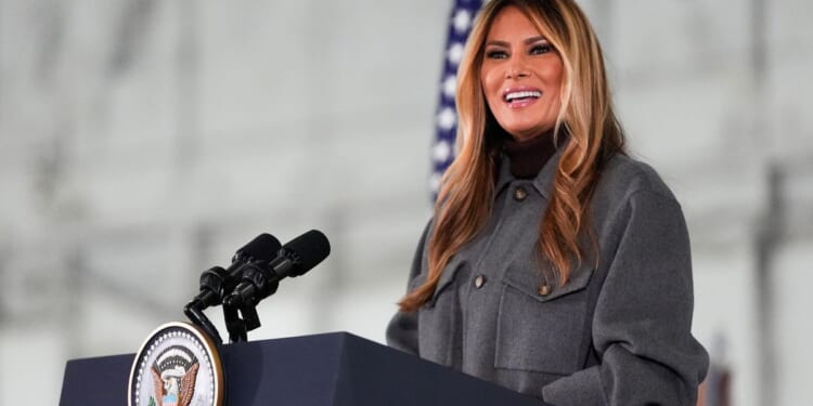 First lady Melania Trump says more children rejoining families amid Russia-Ukraine war