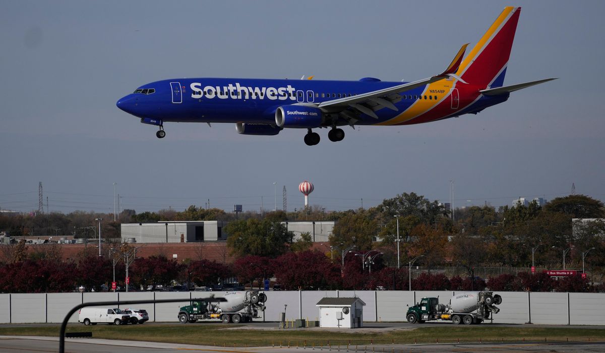 Government waives part of a Biden-era fine against Southwest Airlines