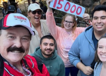 Jon Alan Hale marks his 15,000th spin on Disneyland's 'Cars' ride
