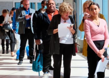 U.S. job openings barely budged in October, coming in just below 7.7M