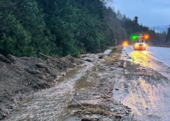 Storm systems bring wintry mix to the Upper Midwest, heavy rain to the Pacific Northwest