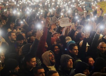 Tens of thousands join anti-government protests across Bulgaria