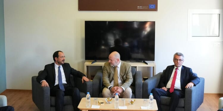 Water, cheese and crossings aim to build trust for split Cyprus' rival leaders