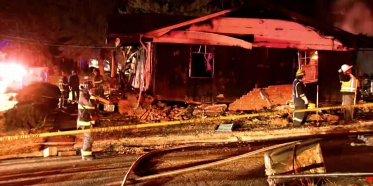 2 people, 11 firefighters injured after North Carolina house fire and explosion